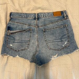 American Eagle Outfitters Distressed Blue Jean Shorts